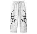 SYNAPSE - UNISEX STRAIGHT FIT BAGGY PANTS - CLEAN WHITE