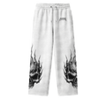 CIPHER - UNISEX STRAIGHT FIT BAGGY PANTS - CLEAN WHITE